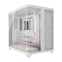 Corsair AIR 5400 RS-R White ARGB Triple Chamber Mid-Tower PC Case