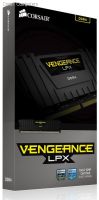Corsair Vengeance Lpx 4Gb DDR4-2400 CL14 1.2v Memory Module with Black low-profile heatsink