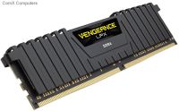 Corsair Vengeance Lpx 8Gb DDR4-2666 (pc4-21300) CL16 1.2v Desktop Memory Module with Black low-profile heatsink