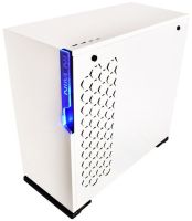 In Win ci698 101 White ATX Mid Tower Chassis with tool-less full-sized tempered glass side panel