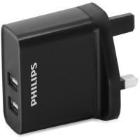 Philips DLP 2610 Dual USB wall charger - UK Type