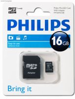 Philips High Speed Micro SDHC 16GB Class-4 With Adapter