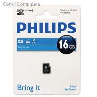 Philips Class 4 microSDHC 16GB Memory Card