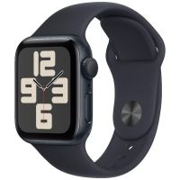 Apple Watch SE GPS 44mm Midnight Aluminium Case with Midnight Sport Band - M/L