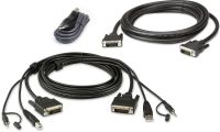 Aten 1.8m USB DVI-D Dual Link Dual Display secure KVM cable kit