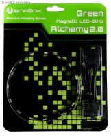Bitfenix Alchemy 2.0 Green 60cm Magnetic Led strips - with magnets embedded into strips
