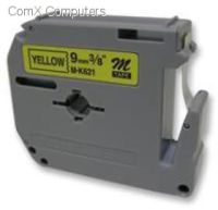 Brother MK621 black on yellow Printer tape