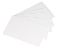 Evolis White PVC High Quality Gloss Cards - single cards