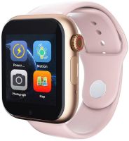Geeko Z6s 1.54" Unisex Bluetooth Smart Watch with SIM slot and camera - Pink