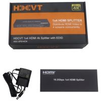 HDCVT 1x4 HDMI 1.4 Splitter 4K with EDID management