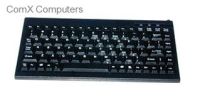 Mecer 88 Key Mini USB K/B - Black