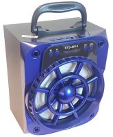 Microworld KTS-861A Portable Speaker + Radio - Bluetooth - Blue
