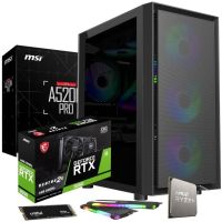 MSI PCBuilder AMD Ryzen 5 5500 Scout Windows 11 Gaming PC