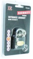 Noble 32mm Pad Lock - Grey with 2 Keys
