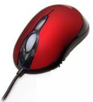 Okion TIO-II Red Desktop mouse USB+PS/2 combo