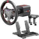 PXN-VD4BUNDLEABT PXN VD4 Direct Drive SIM Racing Wheel &amp; PD-HM Dual pedal &amp; Z8 Clamp Bundle