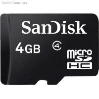 SanDisk 4GB micro SD HC Memory Card Class 4