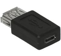 Microworld USB Female to Micro USB Female Adapter